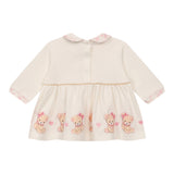 Monnalisa Completo 2 Pezzi Shirt-Ghettina Panna per Neonata 35F510 PANNA MONNALISA 