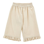 Monnalisa Pantalone tinta unita Modello Palazzo Beige per Neonata 37F402 BEIGE MONNALISA 