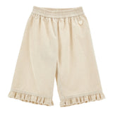 Monnalisa Pantalone tinta unita Modello Palazzo Beige per Neonata 37F402 BEIGE MONNALISA 
