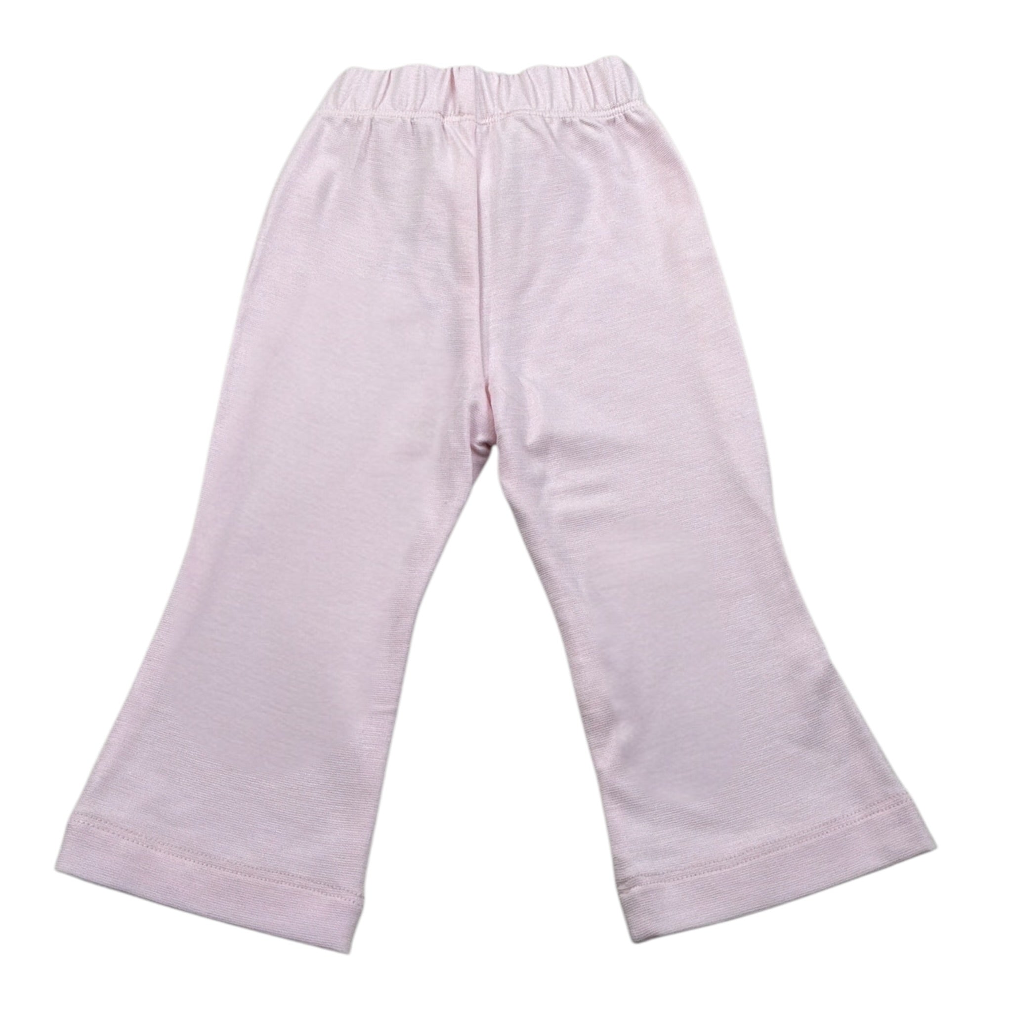 Monnalisa Pantalone tinta unita Modello Zampa Rosa per Neonata 37F404 ROSA MONNALISA 