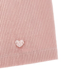 Monnalisa Salopette tinta unita In Velluto Rosa per Neonata 37F902X ROSA MONNALISA 
