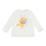 Monnalisa Shirt tinta unita con Stampa Bianco per Neonata 388614P6 BIANCO MONNALISA 