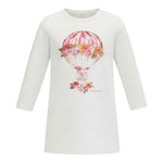 Monnalisa Shirt tinta unita con Stampa Bianco per Neonata 392602S9 BIANCO MONNALISA 