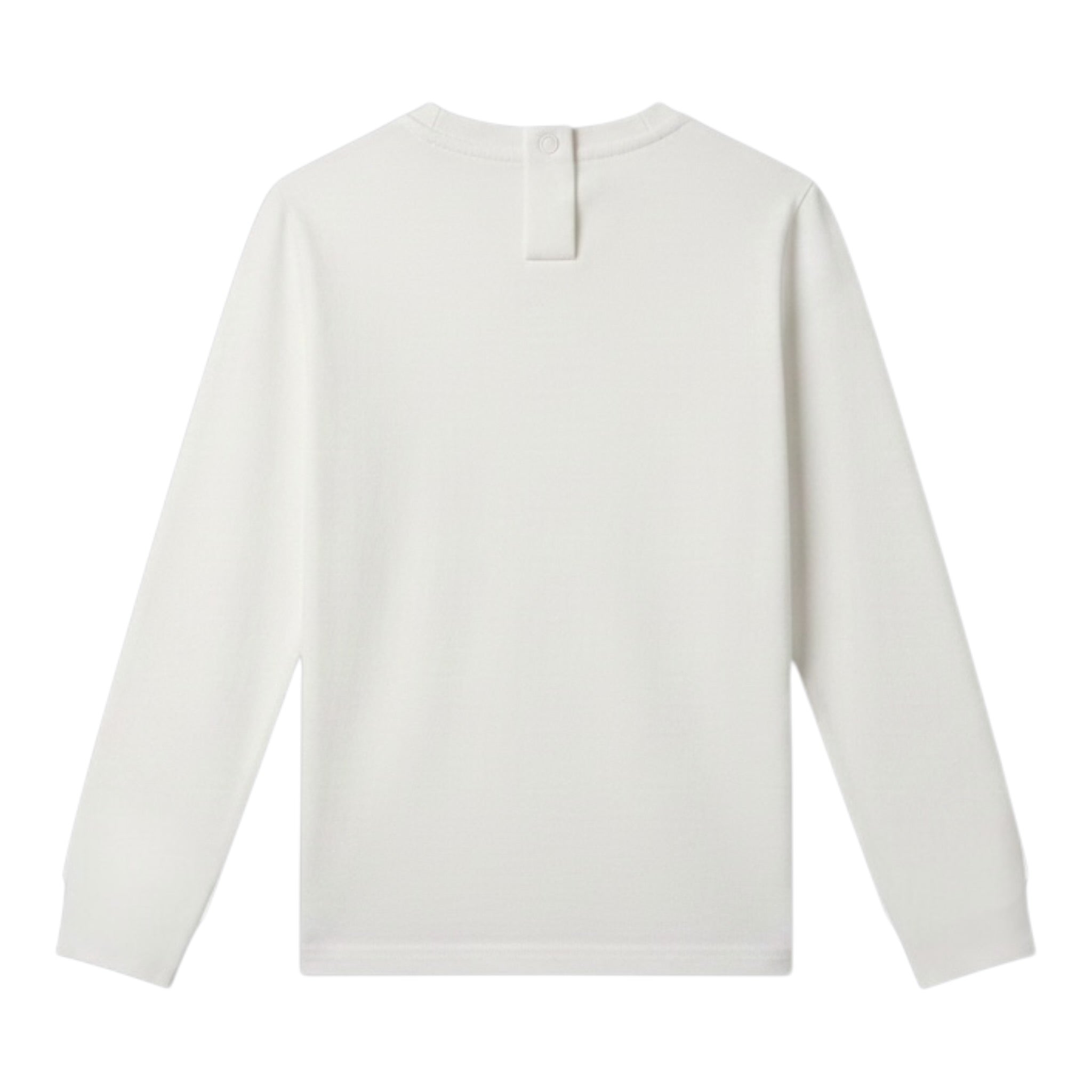 Monnalisa Shirt tinta unita con Stampa Bianco per Neonata 392610SW BIANCO MONNALISA 