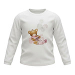 Monnalisa Shirt tinta unita con Stampa Bianco per Bambina 396627S8 BIANCO MONNALISA 