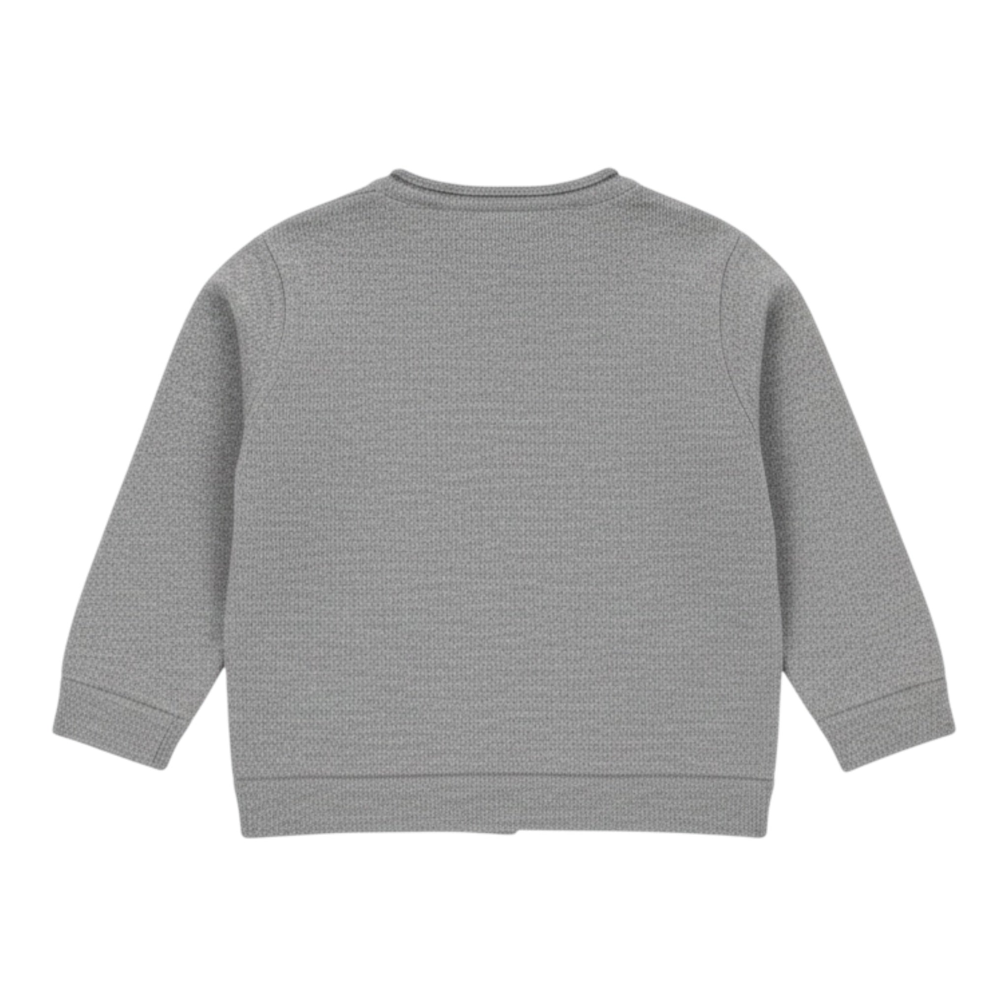 Monnalisa Cardigan tinta unita con Fiocco Grigio per Neonata 398802 GRIGIO MONNALISA 