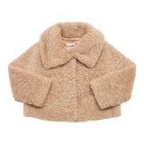Monnalisa Cappotto tinta unita Beige per Neonata 39D105 BEIGE MONNALISA 