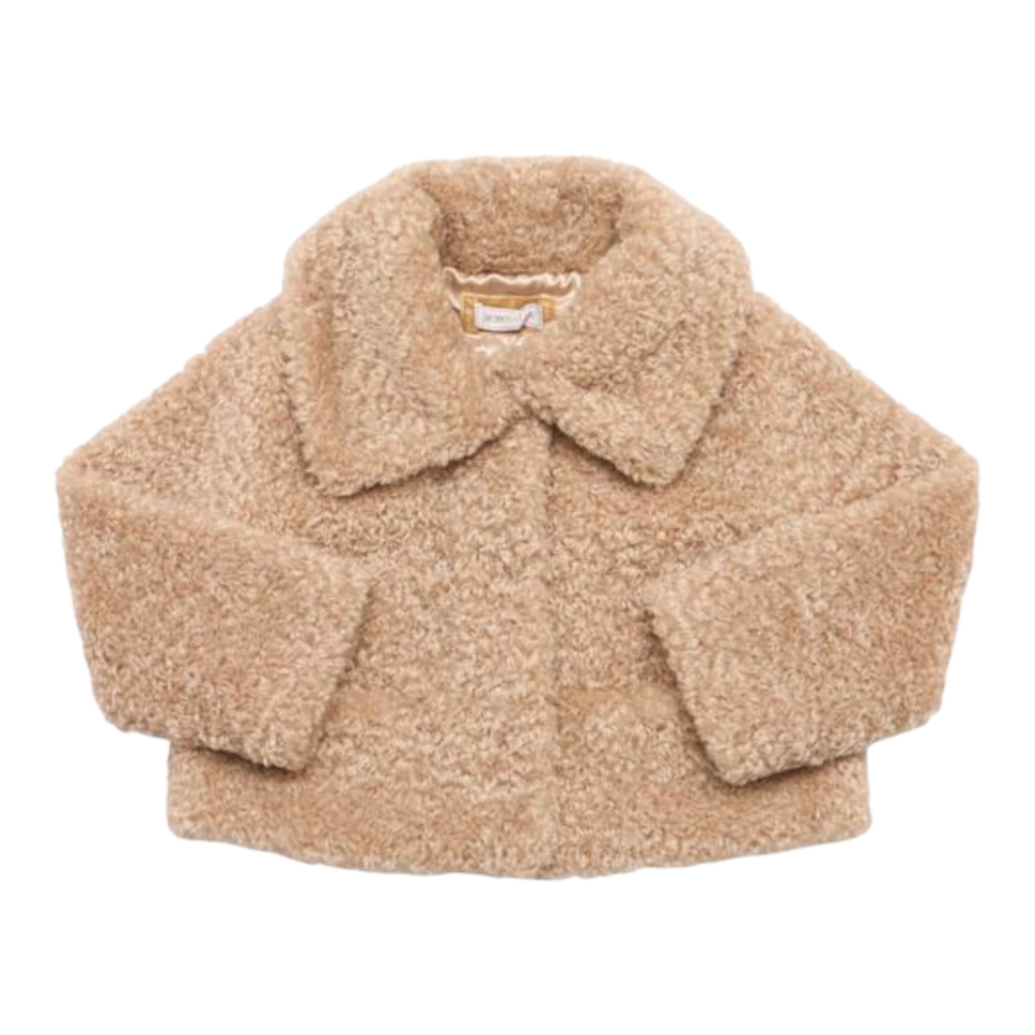 Monnalisa Cappotto tinta unita Beige per Neonata 39D105 BEIGE MONNALISA 