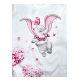 Monnalisa Maxi Shirt tinta unita con Stampa Panna per Bambina 39D605 PANNA MONNALISA 