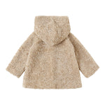 Monnalisa Cappotto tinta unita con Cappuccio Beige per Neonata 39F103N BEIGE MONNALISA 