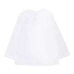 Monnalisa Shirt tinta unita con Stampa Bianco per Neonata 39F605 BIANCO MONNALISA 