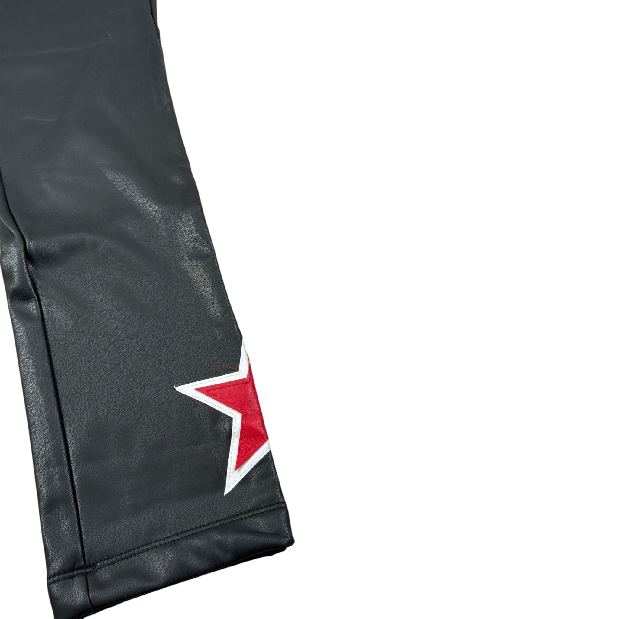 Monnalisa Leggins In Ecopelle tinta unita Nero per Bambina 496406RO NERO MONNALISA 