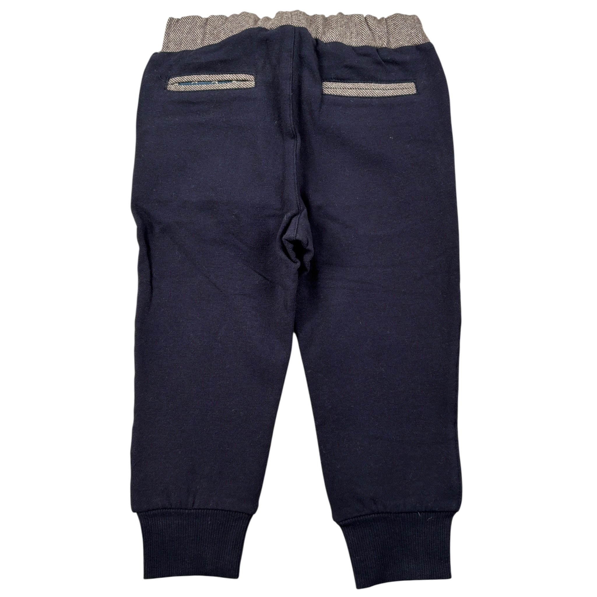 Monnalisa Pantalone Modello Tuta tinta unita con Stampa Blu per Neonato 682401A3 BLU MONNALISA 