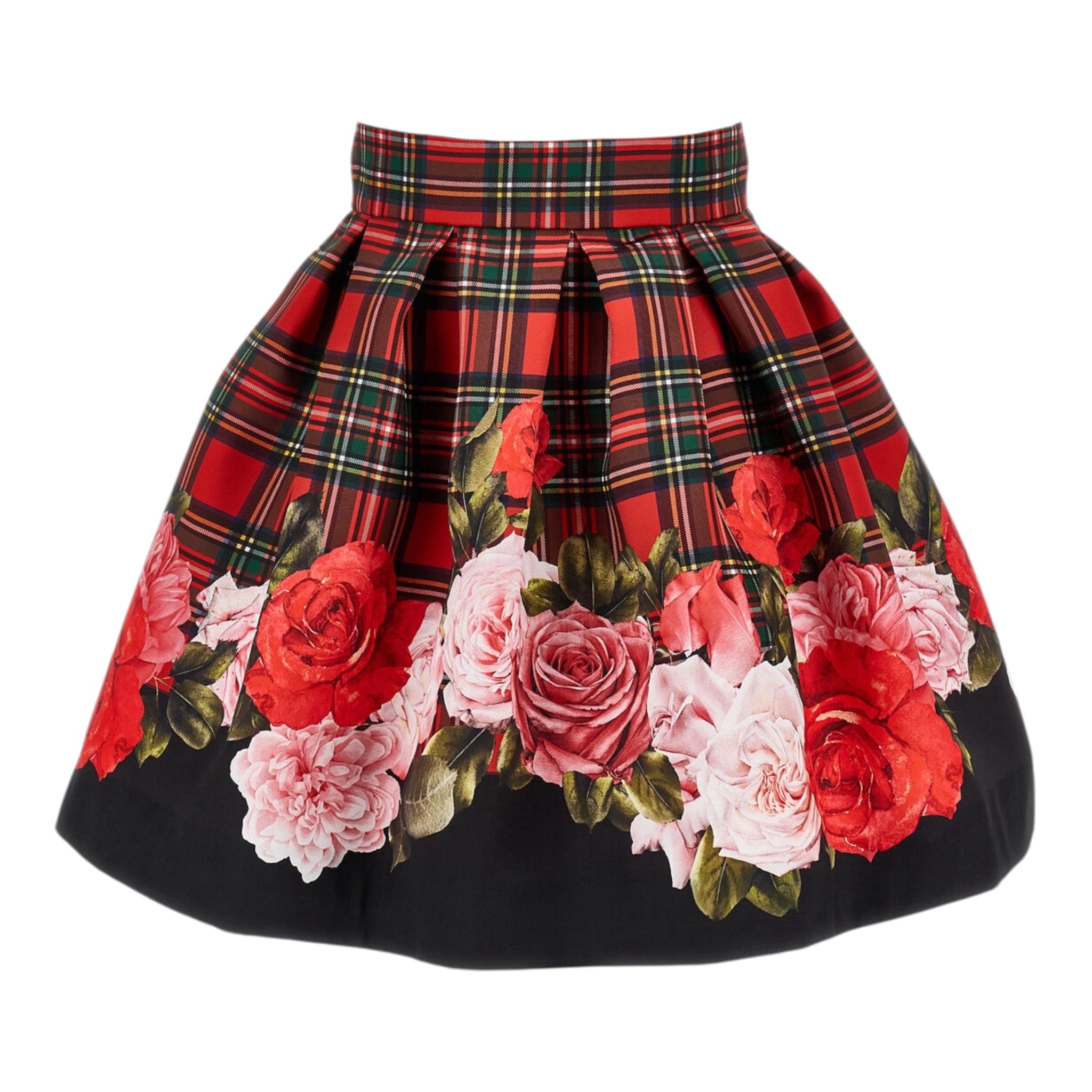 Monnalisa Gonna Stampa Fantasia Rosso per Bambina 71F701 ROSSO MONNALISA 