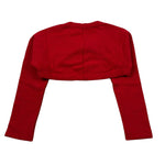 Monnalisa Coprispalle tinta unita Rosso per Neonata 734800A ROSSO MONNALISA 