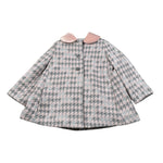 Monnalisa Cappotto Stampa Fantasia Grigio per Bambina 73B101 GRIGIO MONNALISA 