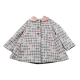 Monnalisa Cappotto Stampa Fantasia Grigio per Bambina 73B101 GRIGIO MONNALISA 