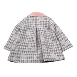 Monnalisa Cappotto Stampa Fantasia Grigio per Bambina 73B101 GRIGIO MONNALISA 