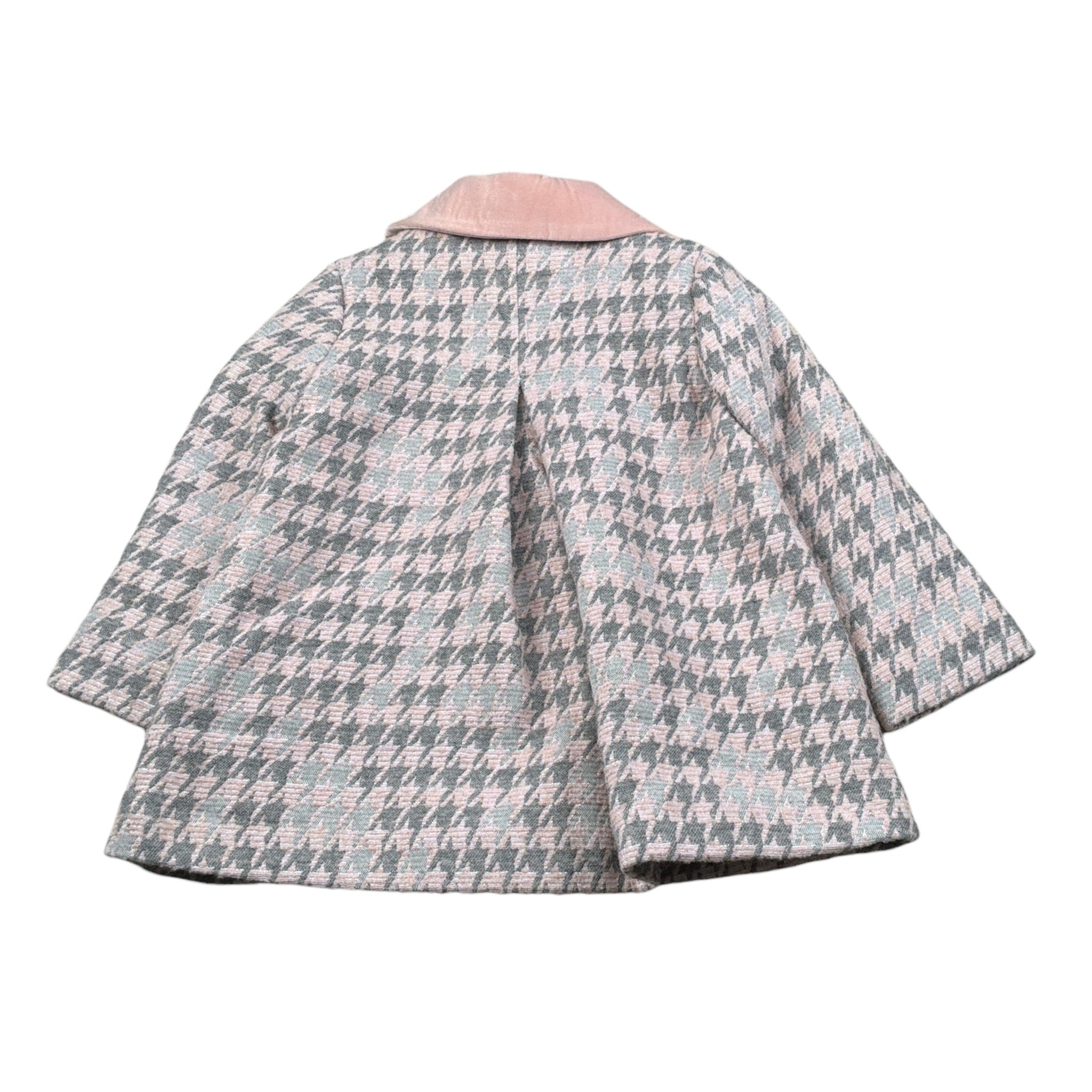 Monnalisa Cappotto Stampa Fantasia Grigio per Bambina 73B101 GRIGIO MONNALISA 