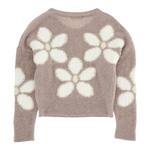 Monnalisa Maglia Girocollo tinta unita Beige per Bambina 798605 BEIGE MONNALISA 
