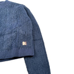 Monnalisa Cardigan tinta unita Blu per Neonata Y30207NX BLU MONNALISA 