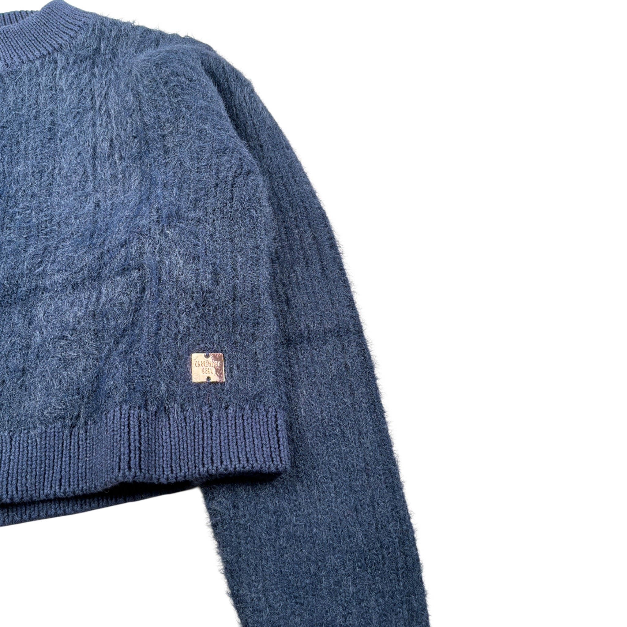 Monnalisa Cardigan tinta unita Blu per Neonata Y30207NX BLU MONNALISA 