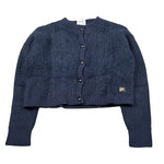 Monnalisa Cardigan tinta unita Blu per Neonata Y30207NX BLU MONNALISA 