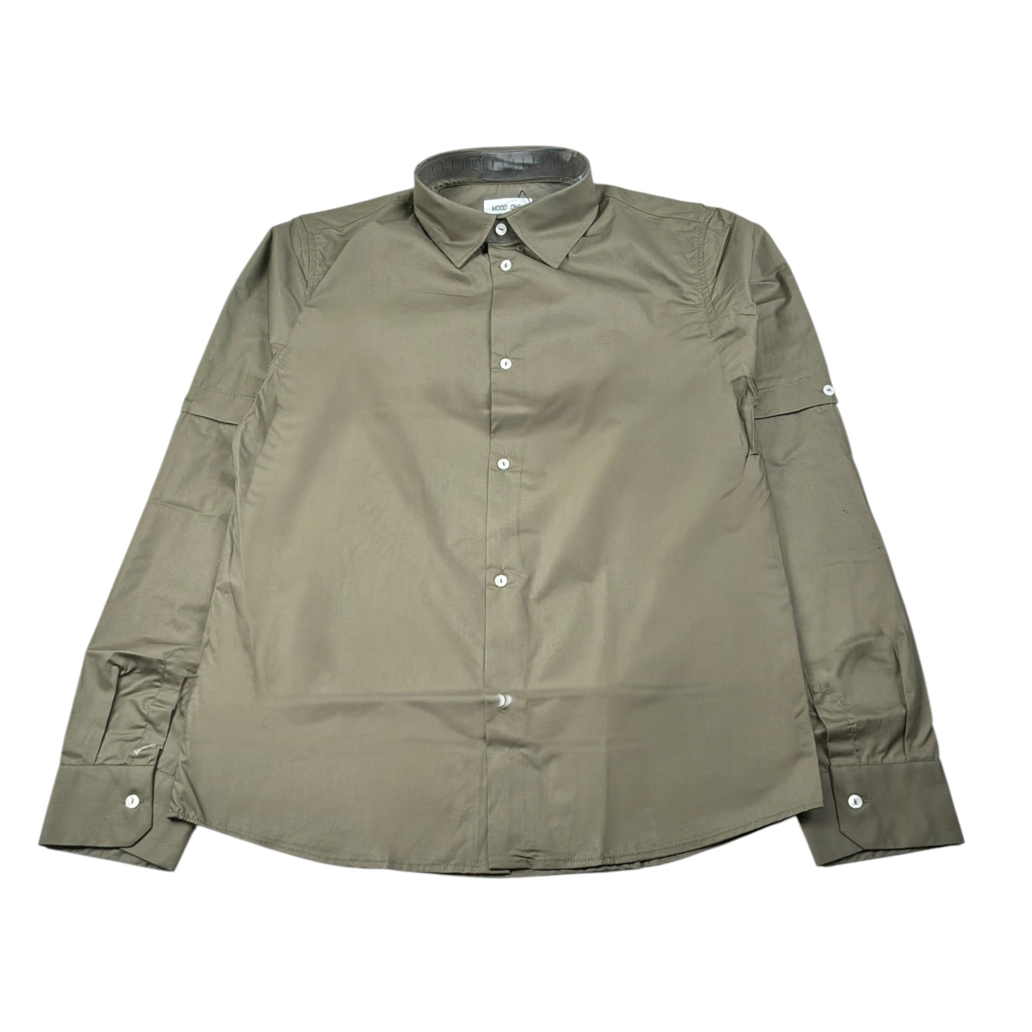 Mood_One Camicia Manica Lunga Tinta Verde per Bambino B-CAMICIA VERDE MOOD_ONE 