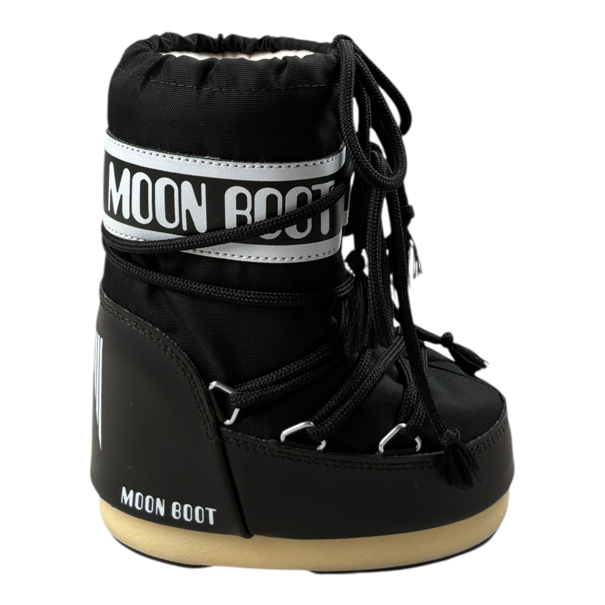 Moon Boot Stivali tinta unita con Logo Nero per Neonata 80D14004400 NERO MOON BOOT 