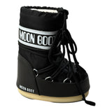 Moon Boot Stivali tinta unita con Logo Nero per Neonata 80D1400440N001 NERO MOON BOOT 