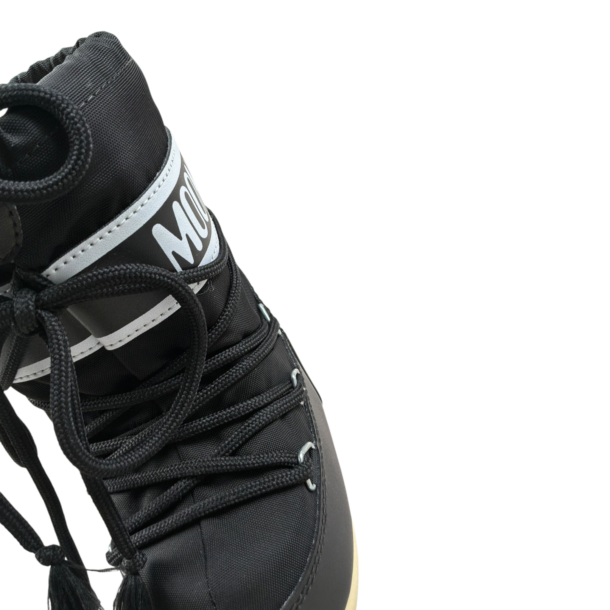 Moon Boot Stivali tinta unita con Logo Nero per Neonata 80D1400440N001 NERO MOON BOOT 