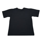 Moschino T-Shirt Girocollo tinta unita con Stampa Nero per Bambina H1M060 NERO MOSCHINO 