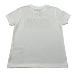 Moschino T-Shirt Girocollo tinta unita con Logo Bianco per Bambino H6M058 BIANCO MOSCHINO 