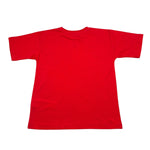 Moschino T-Shirt Girocollo tinta unita con Logo Rosso per Bambino H9M05G ROSSO MOSCHINO 