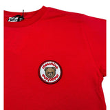 Moschino T-Shirt Girocollo tinta unita con Logo Rosso per Bambino H9M05G ROSSO MOSCHINO 