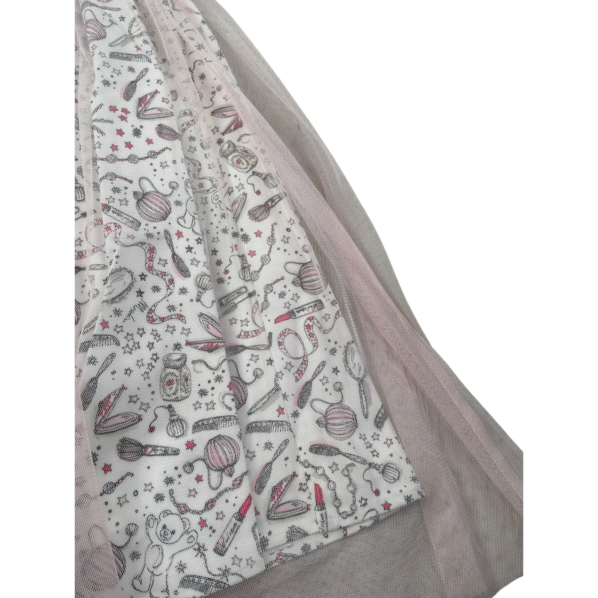 Moschino Abito Mezza Manica tinta unita Stampa Fantasia con Tulle Bianco per Bambina HAV0GW BIANCO MOSCHINO 