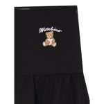 Moschino Gonna tinta unita con Logo Nero per Bambina HDJ03W NERO MOSCHINO 
