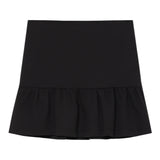 Moschino Gonna tinta unita con Logo Nero per Bambina HDJ03WX NERO MOSCHINO 