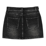 Moschino Gonna In Denim tinta unita Nero per Bambina HDJ03ZX NERO MOSCHINO 