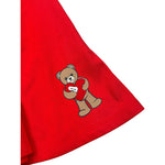 Moschino Gonna tinta unita con Logo Rosso per Bambina HDJ04A ROSSO MOSCHINO 