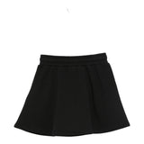 Moschino Gonna tinta unita con Logo Nero per Bambina HDK042 NERO MOSCHINO 