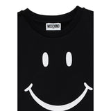 Moschino T-Shirt Girocollo tinta unita Nero per Bambino HDM06V NERO MOSCHINO 