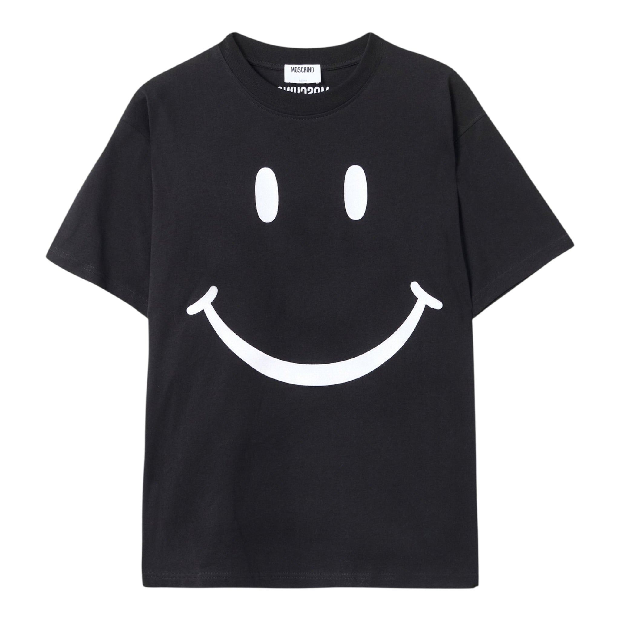 Moschino T-Shirt Girocollo tinta unita Nero per Bambino HDM06VX NERO MOSCHINO 