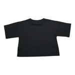 Moschino T-Shirt tinta unita con Stampa Nero per Bambina HDM078 NERO MOSCHINO 