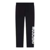Moschino Leggins tinta unita con Logo Nero per Bambina HDP06R NERO MOSCHINO 