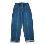 Moschino Jeans tinta unita con Brillantini Blu per Bambina HDP079 BLU MOSCHINO 