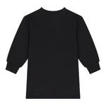 Moschino Abito Girocollo Manica Lunga tinta unita Nero per Bambina HDV0GY NERO MOSCHINO 