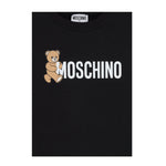 Moschino Abito Girocollo Manica Lunga tinta unita Nero per Bambina HDV0GYX NERO MOSCHINO 