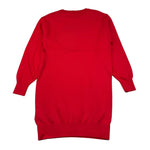 Moschino Abito tinta unita In Maglia con Stampa Rosso per Bambina HDV0GZRR ROSSO MOSCHINO 