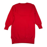 Moschino Abito tinta unita In Maglia con Stampa Rosso per Bambina HDV0GZRR ROSSO MOSCHINO 